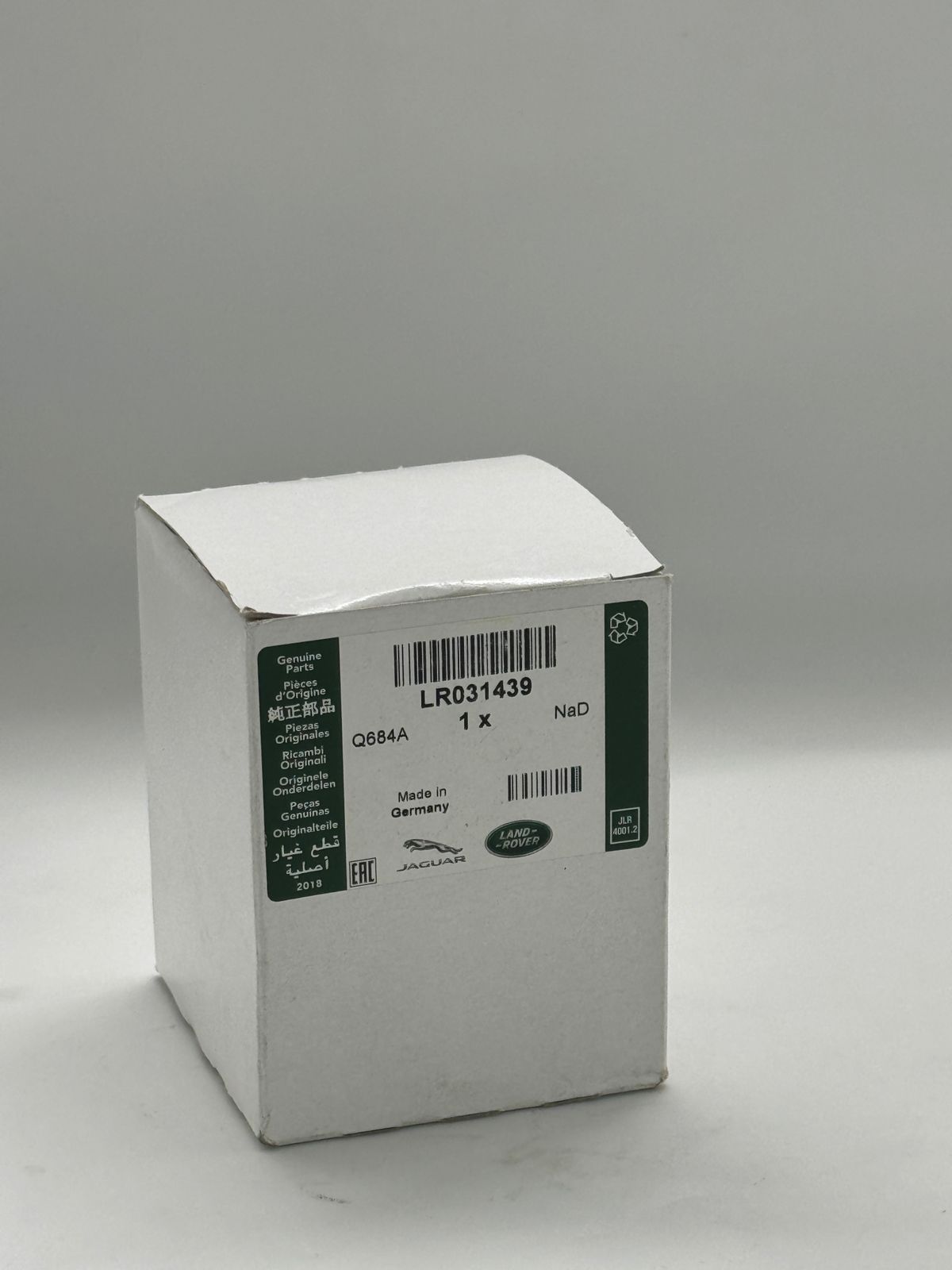 Land Rover Genuine Parts LR031439 Oil Filter 4.4L V8 LR3, L320 & L322