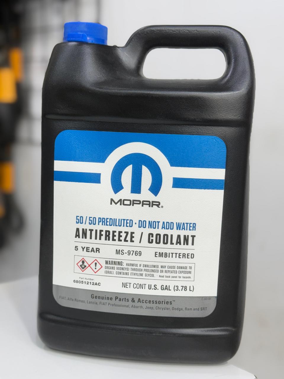 68153921AA COOLANT MOPAR 4L