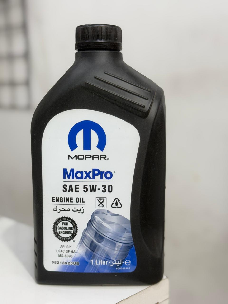 MOPAR 5W30 QUART BOTTLE 68524964AA