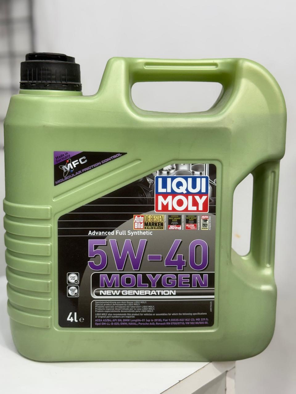 5W40 ENGiNe OIL MOLYGEN 4L